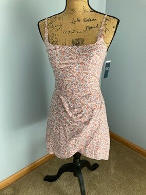 Abercrombie & Fitch Pink Floral Mini Dress Women Size XS